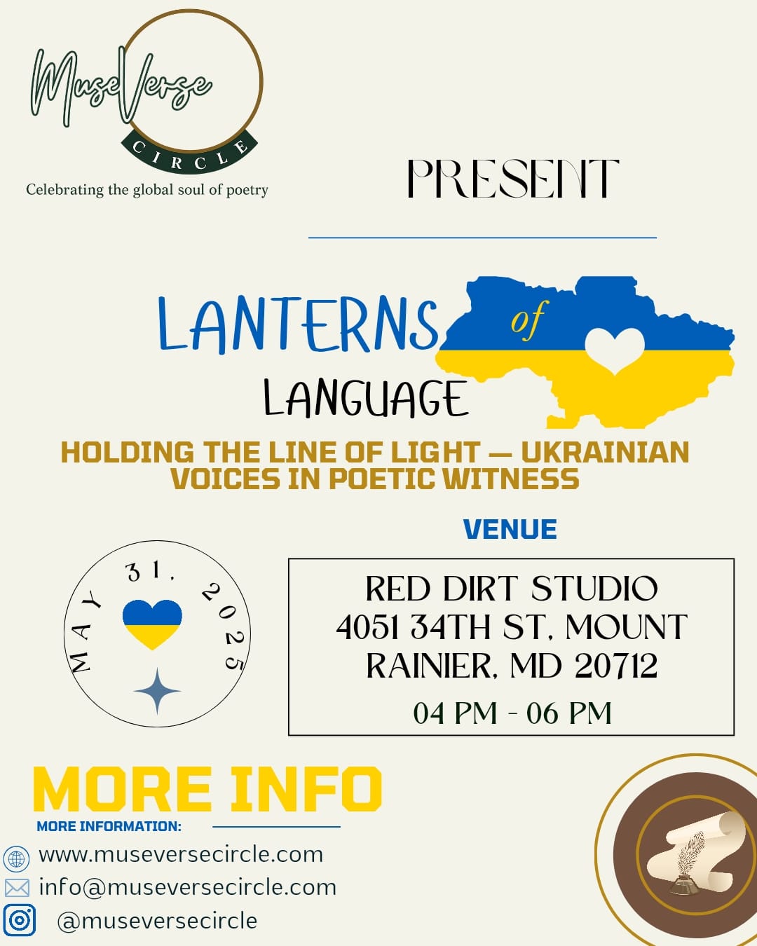 Lanterns of Language gathering poster